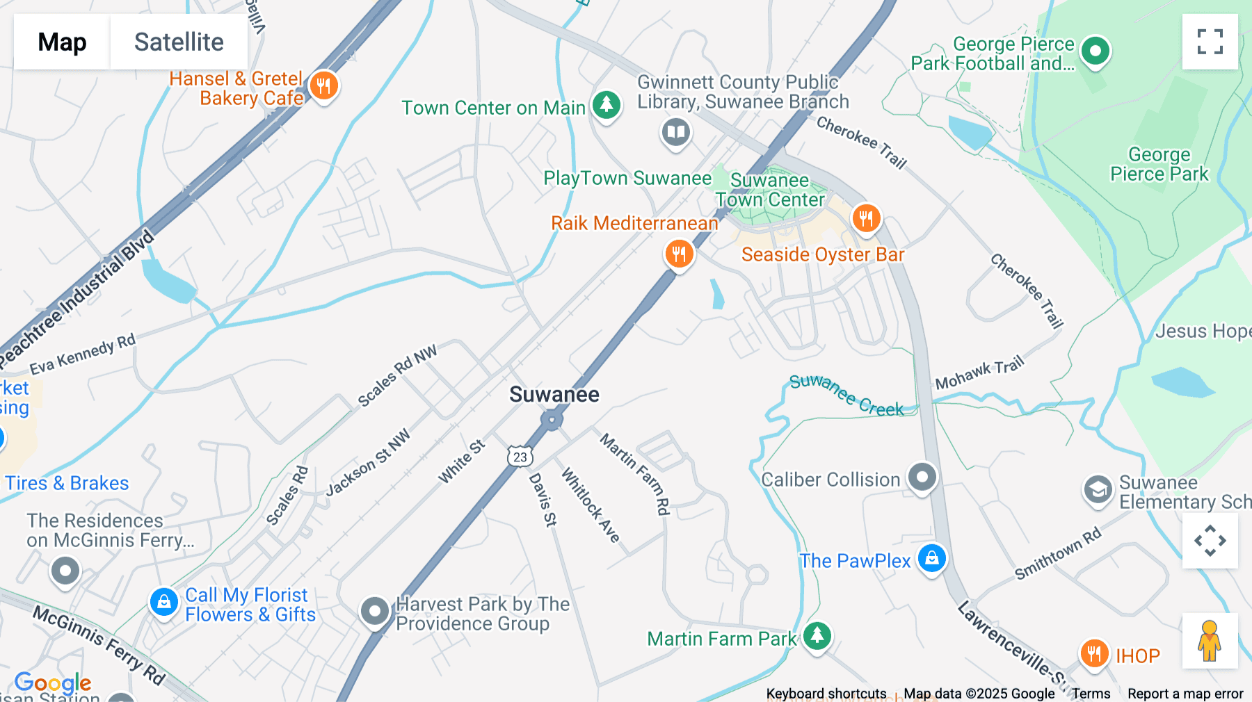 Click for interative map of 500 Buford Highway, Suwanee