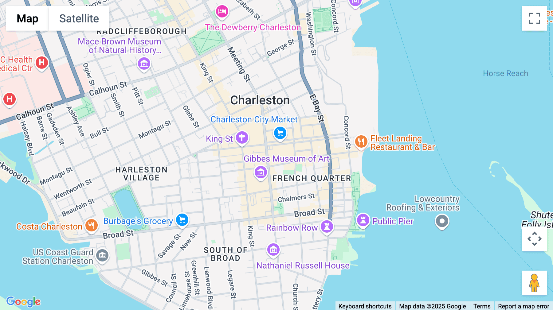 Click for interative map of 174 Meeting Street, Suite 300, Charleston (South Carolina)