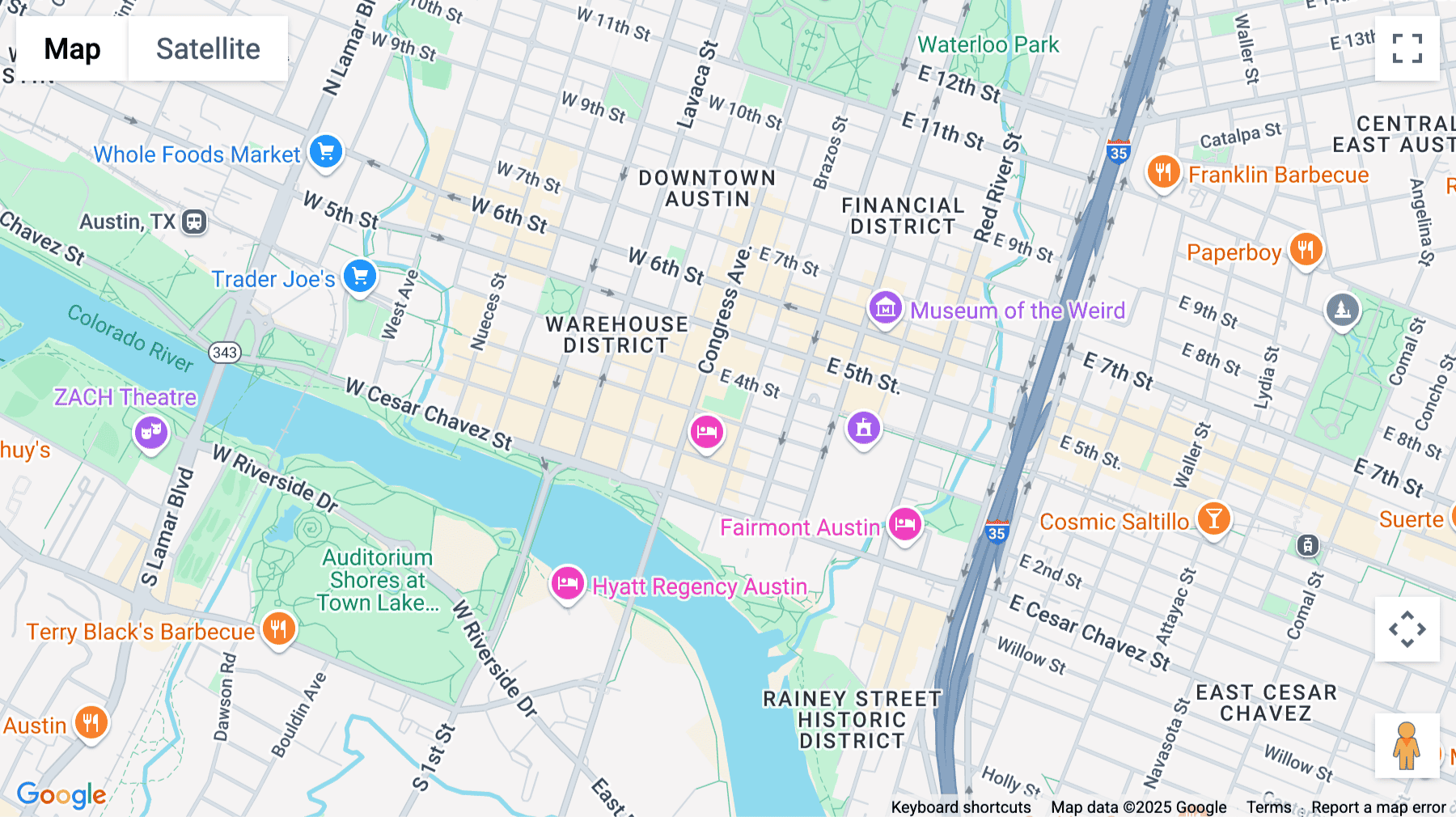 Click for interative map of 301 Congress Avenue, 12th Floor, Austin