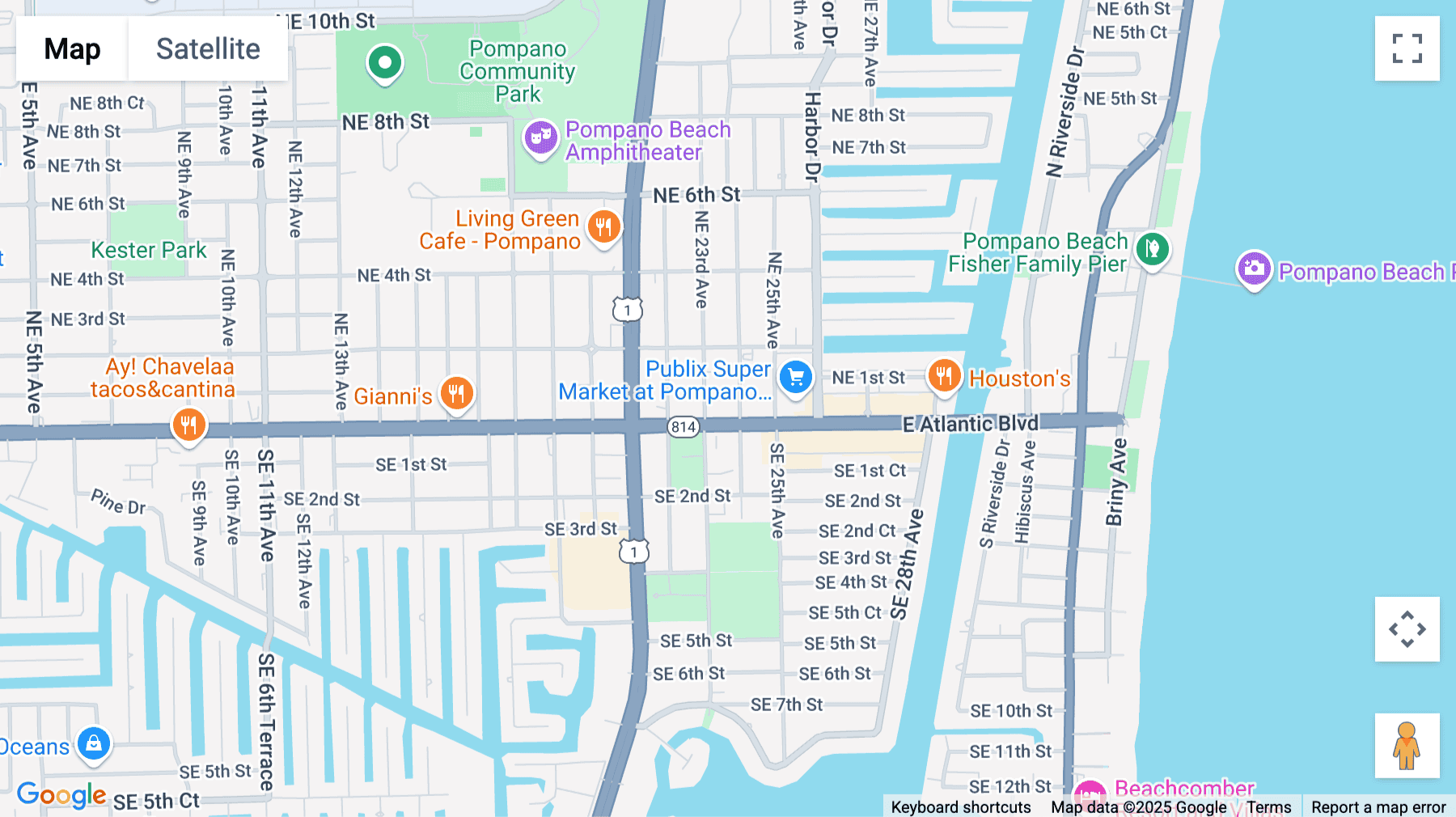 Click for interative map of 2335 East Atlantic Boulevard, Suite 200 and 300, Pompano Beach