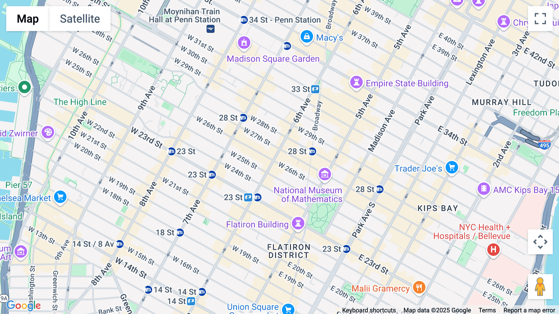 Click for interative map of 776 6th Avenue, 2nd Floor, New York City