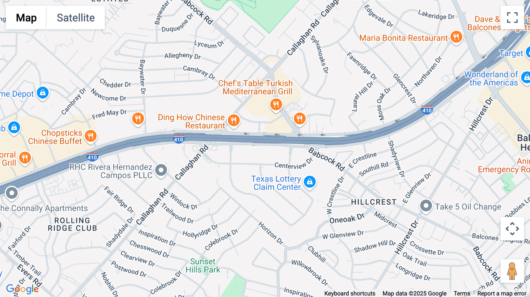 Click for interative map of 4400 NorthWest Loop 410, San Antonio