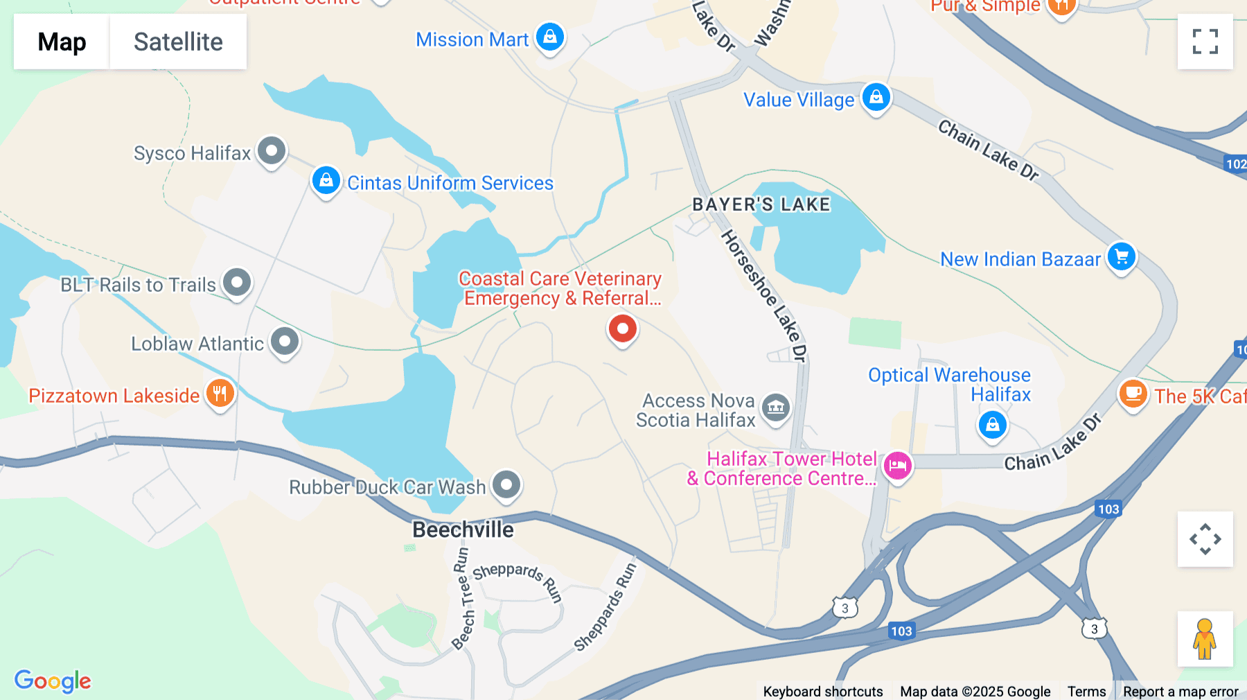 Click for interative map of 168 Hobsons Lake Drive, Suite 301, Halifax (Nova Scotia)