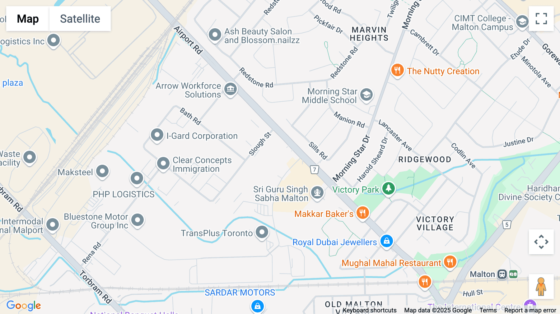 Click for interative map of 2985 Drew Road, Mississauga