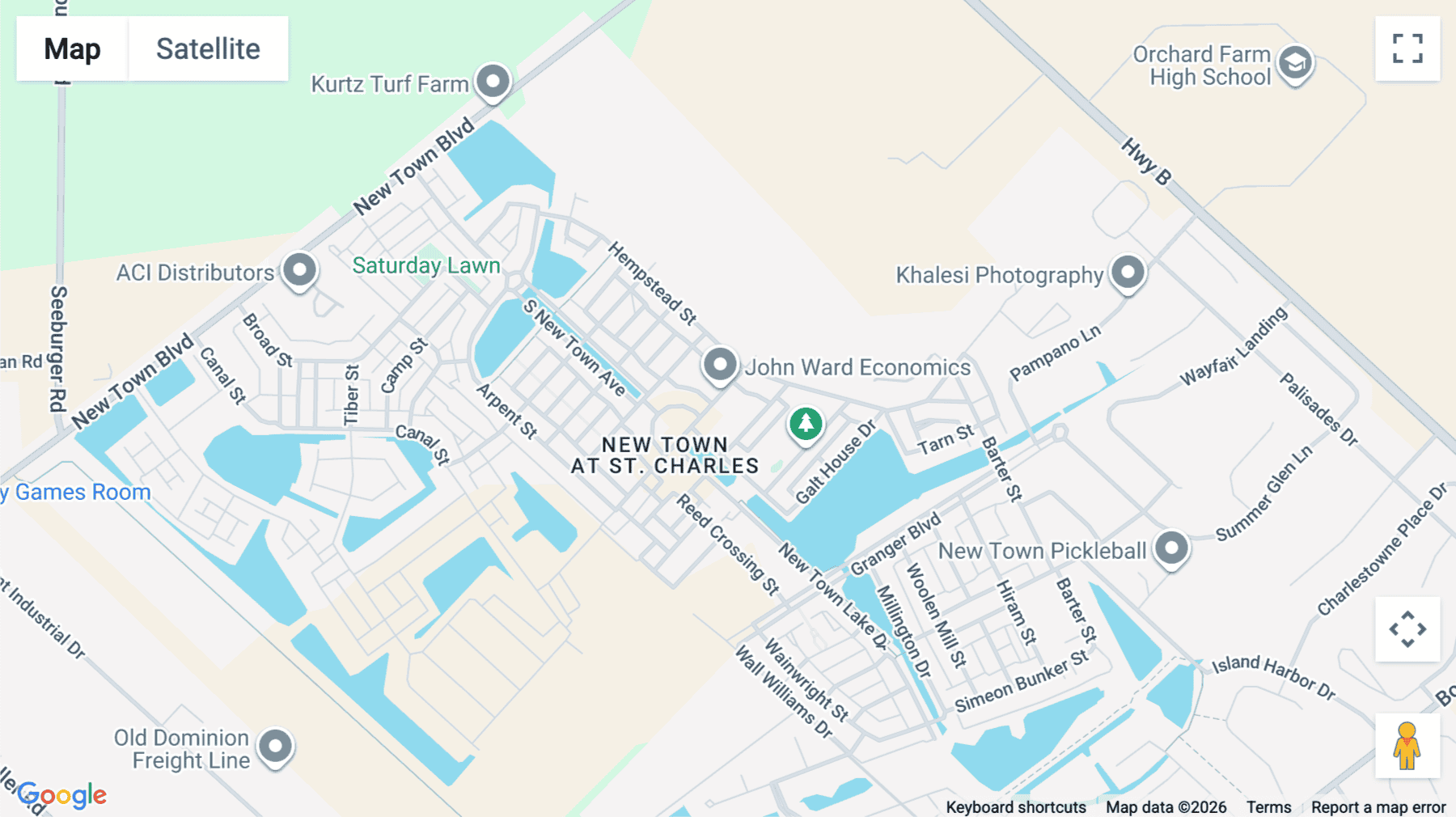 Click for interative map of 3324 Rue Royale Street, St Charles, Missouri