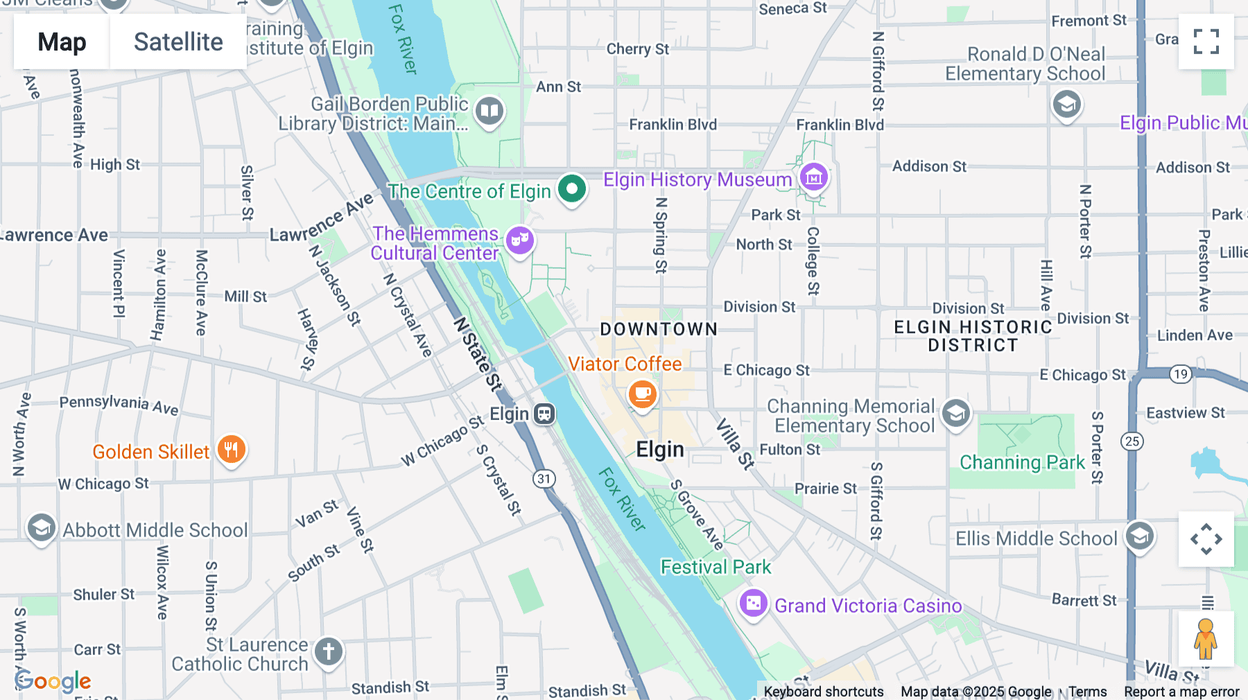 Click for interative map of 11 Douglas Avenue, Second Floor, Elgin