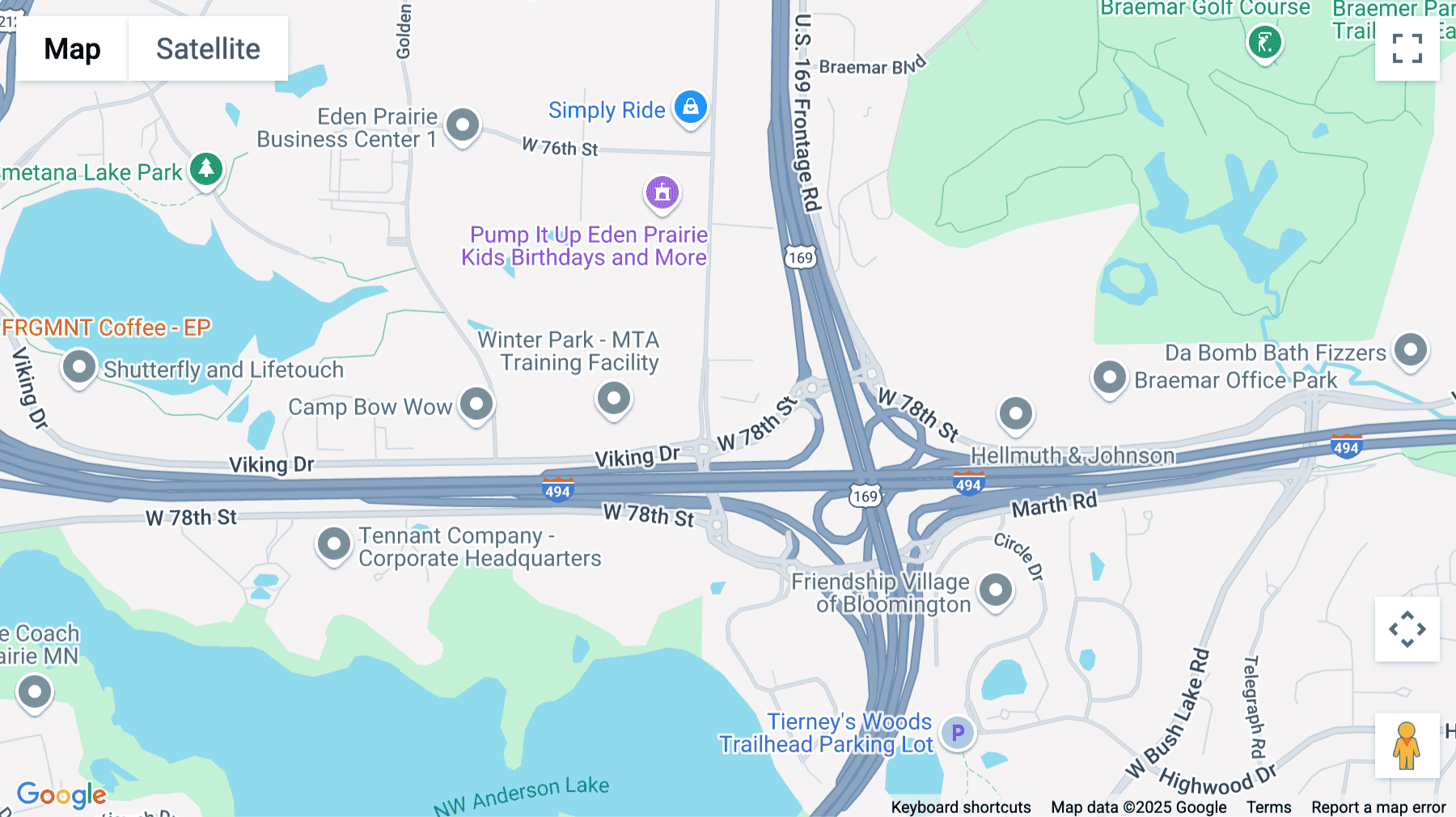 Click for interative map of 7825 Washington Avenue S, 5th Floor, Minneapolis