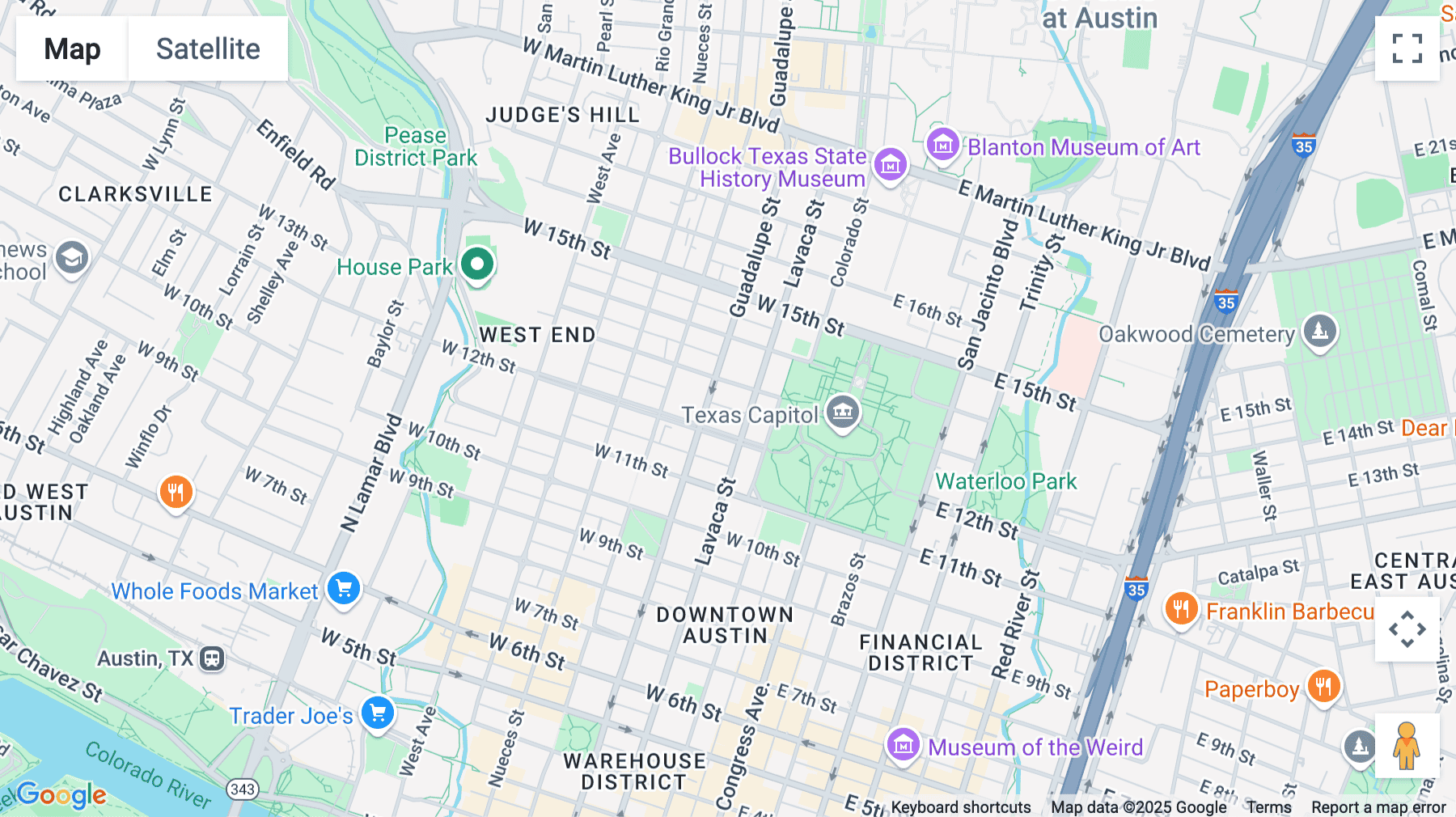 Click for interative map of 316 W 12th St, 4th floor, Austin