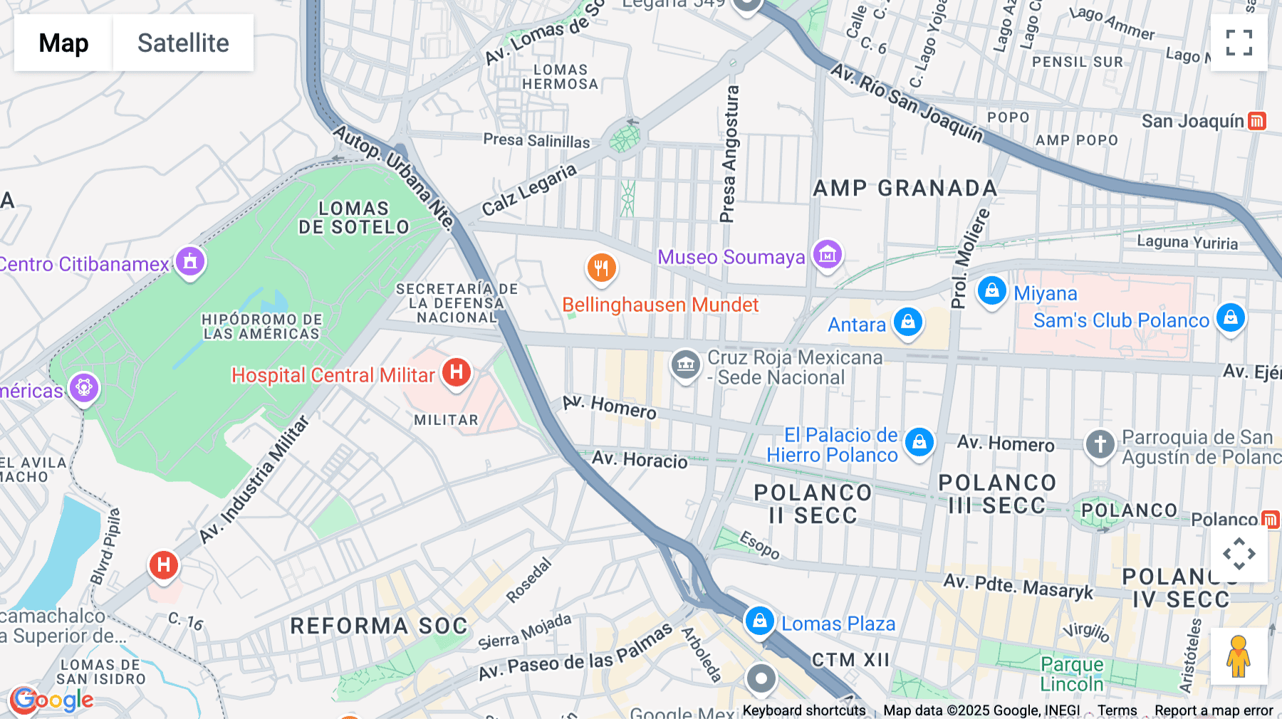 Click for interative map of Jaime Balmes 11 Torre A Piso 1, Miguel Hidalgo., Mexico City