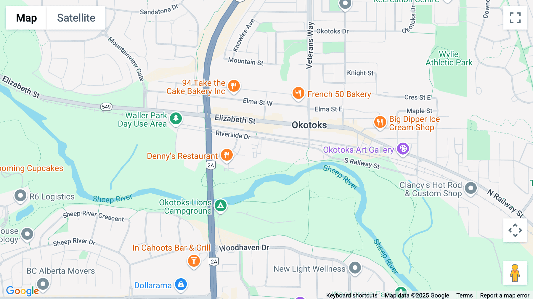 Click for interative map of 23, Riverside Drive, 201, Okotoks