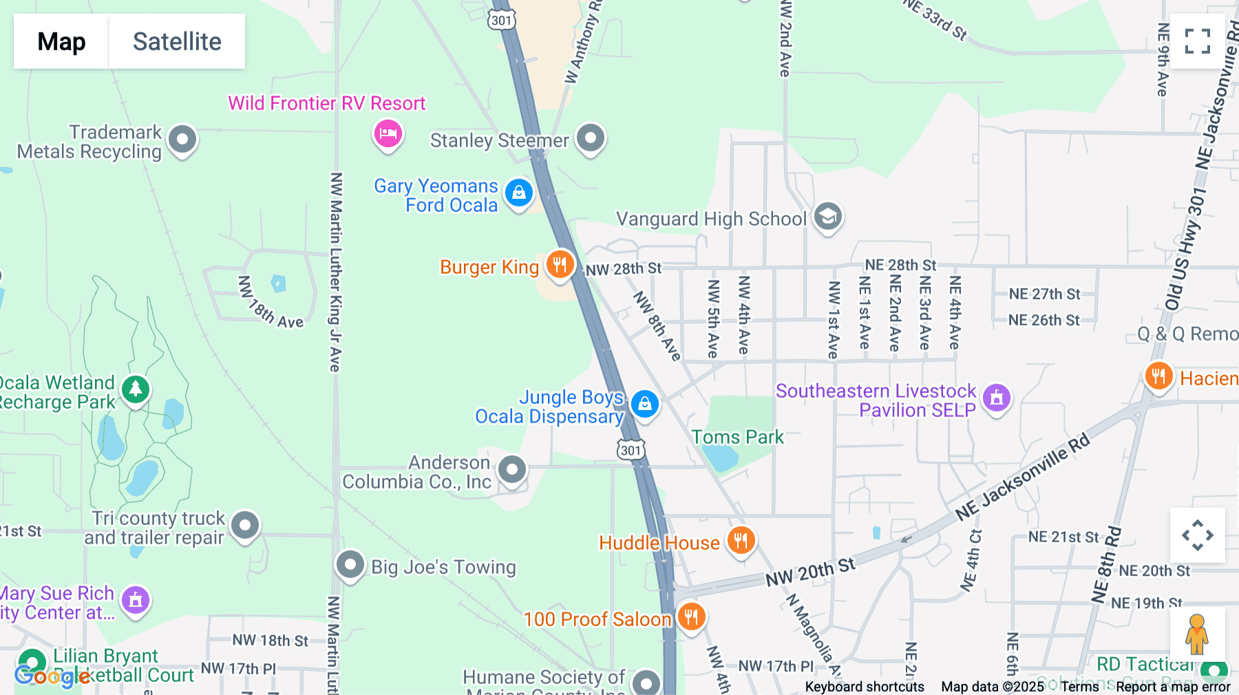 Click for interative map of 2555 N Pine Avenue, Ocala, FL 34475, Ocala