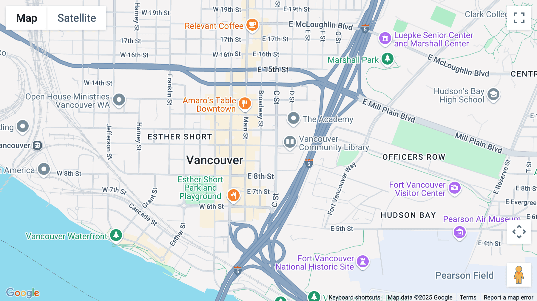 Click for interative map of 915, Broadway Street, Esther Short, Vancouver (Washington)