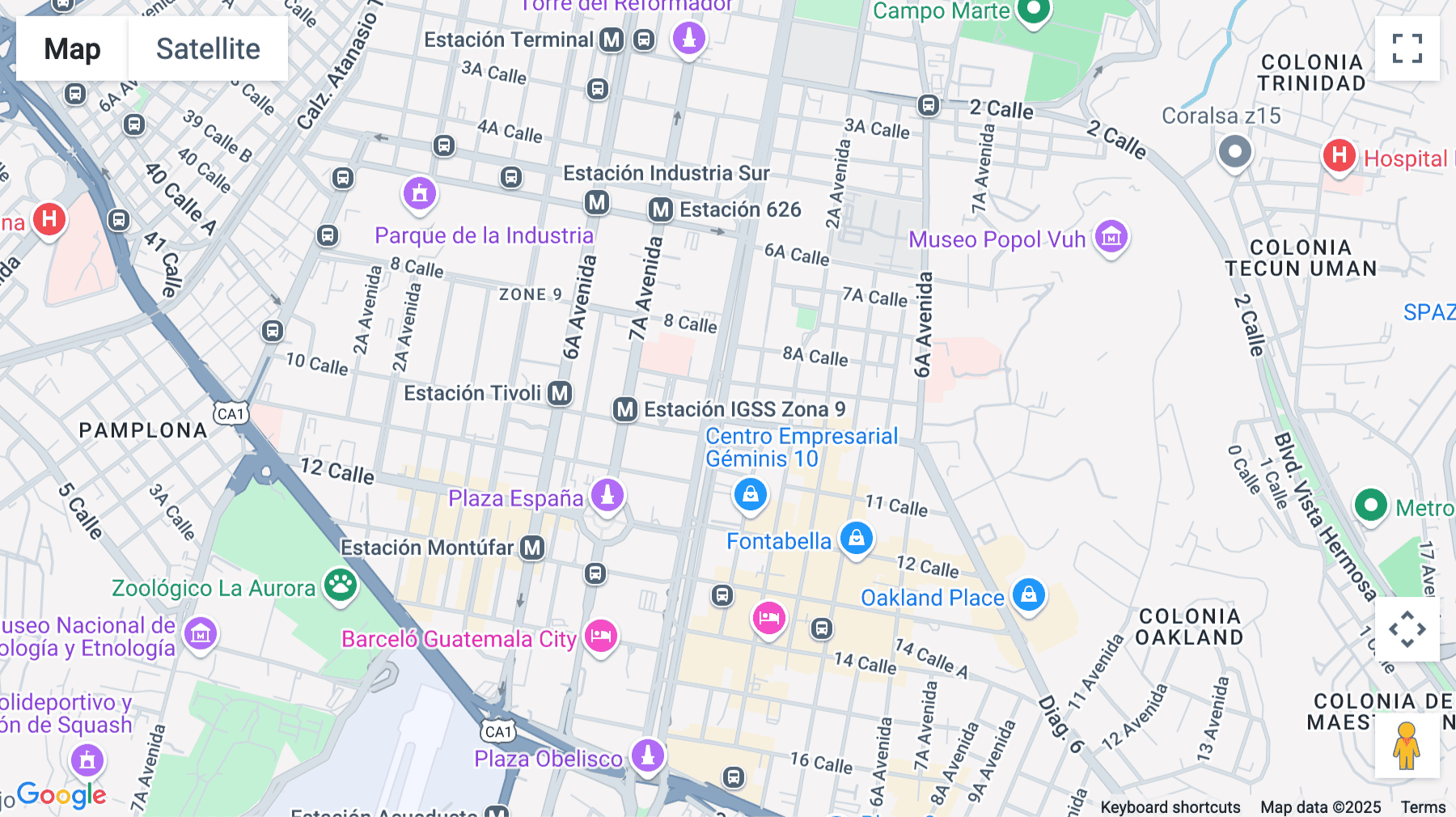Click for interative map of Oficina 903, Avenida La Reforma 9-55, Zona 10, Guatemala City