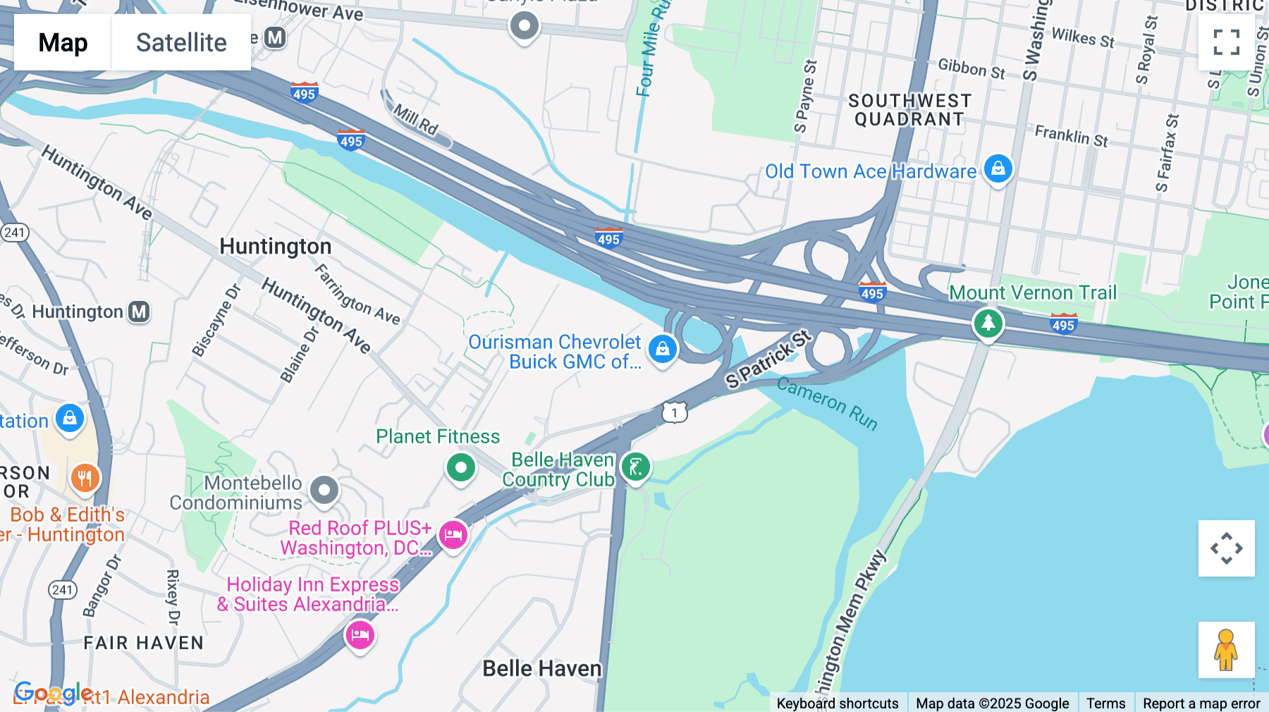 Click for interative map of 5904 Richmond Highway, 5th Floor, Alexandria (Virginia)