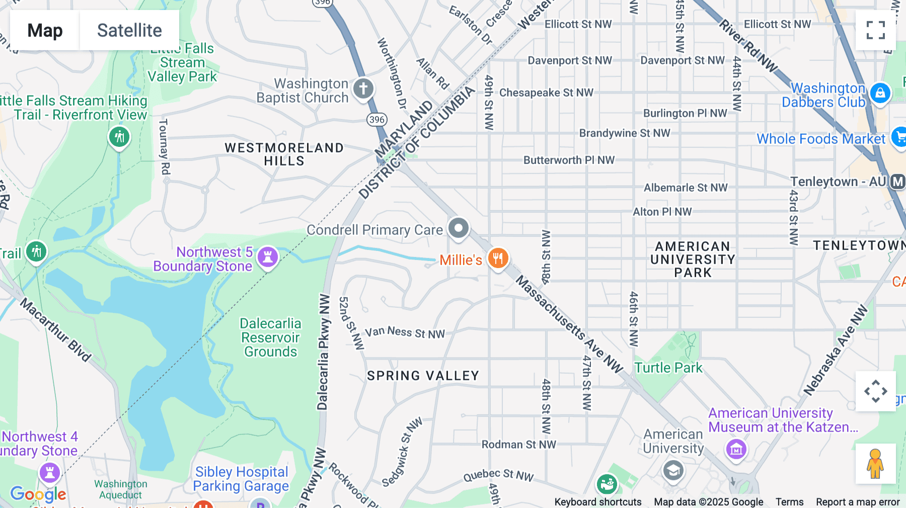 Click for interative map of 4315 50th St NW, 2nd & 3rd Floor, Washington DC