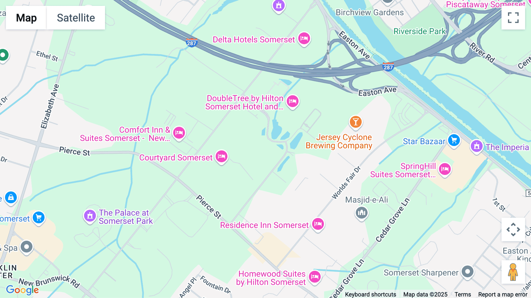 Click for interative map of 300 Atrium Drive, Suite 401, Somerset