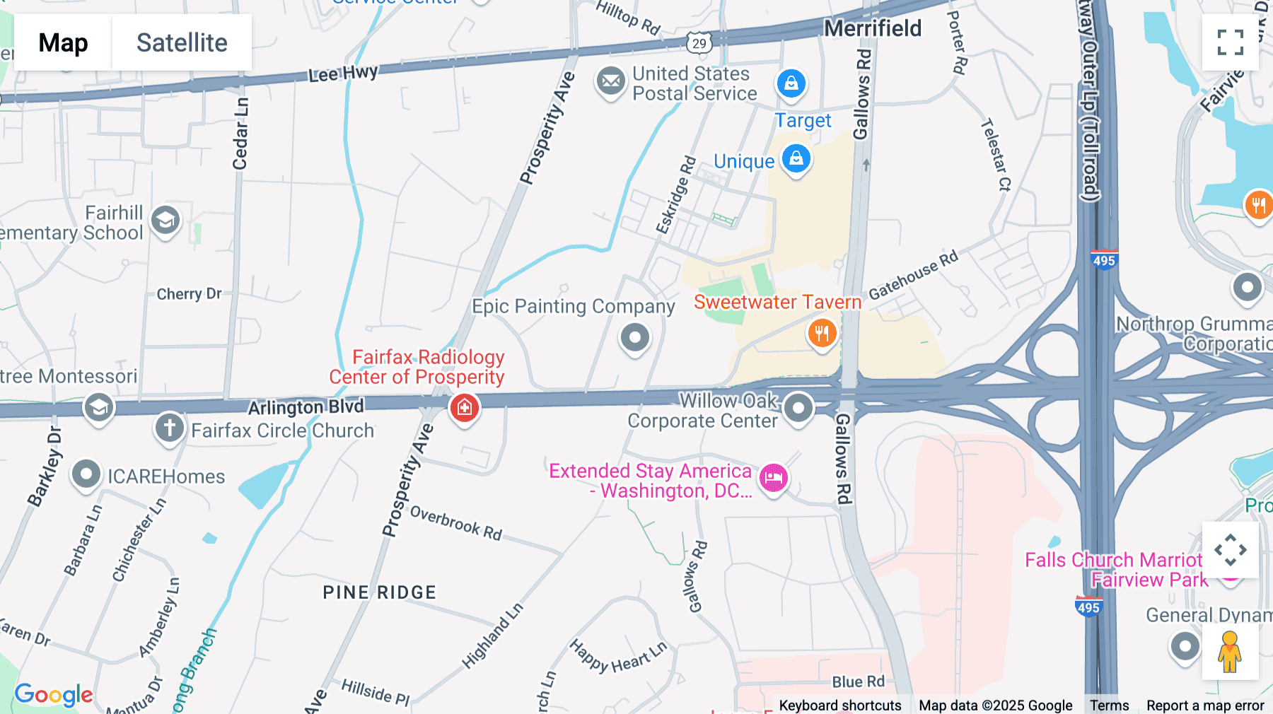 Click for interative map of 3060, Williams Drive, Fairfax