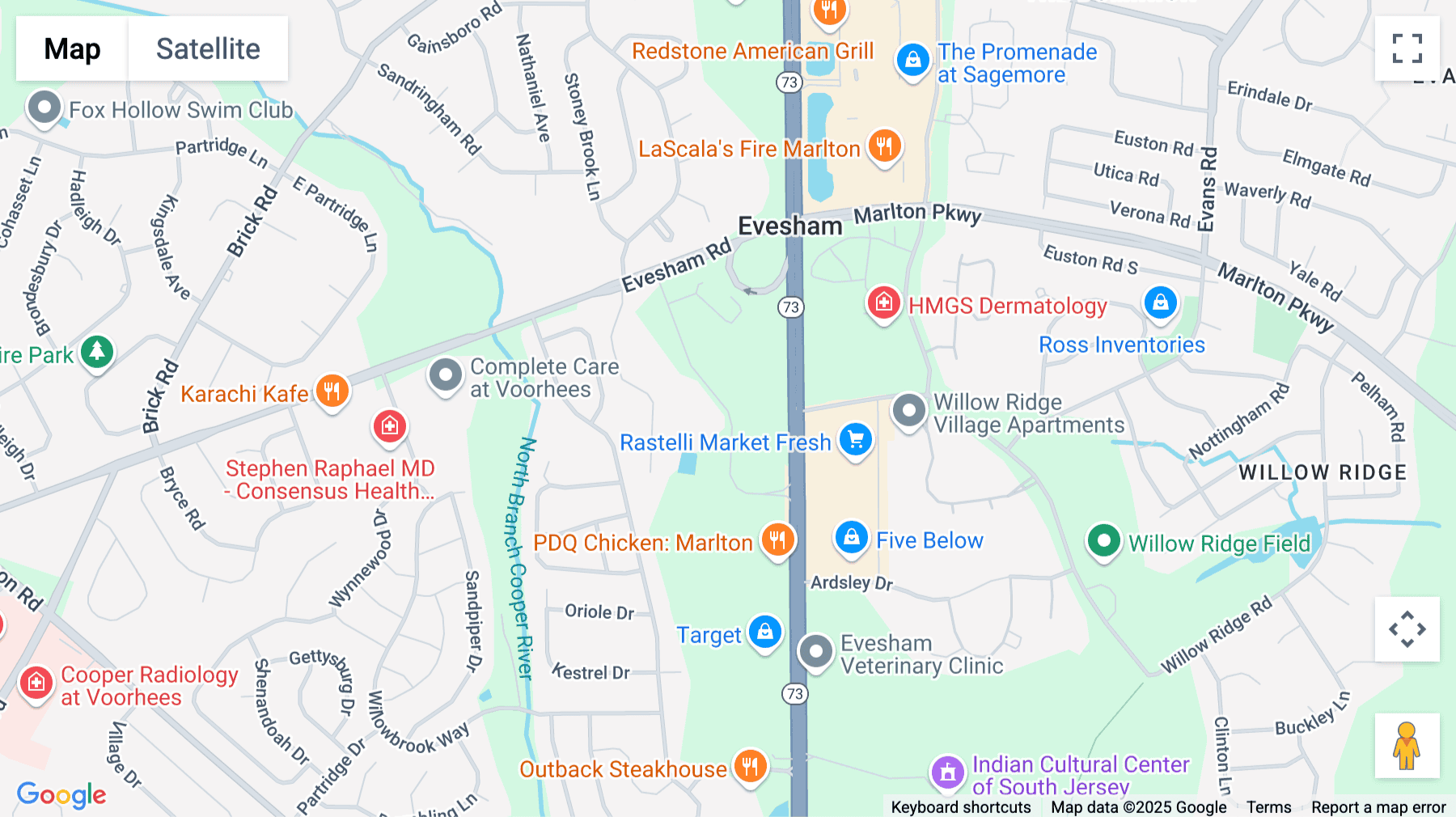 Click for interative map of One Executive Drive, 1st Floor, Marlton