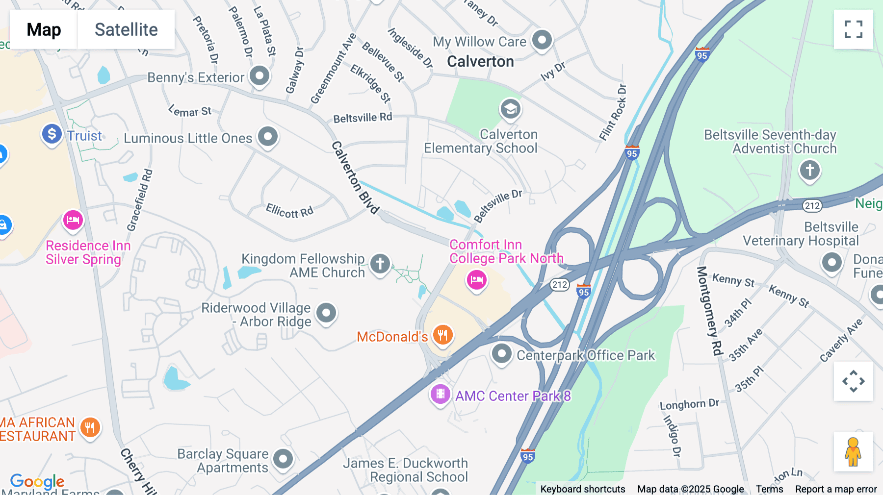 Click for interative map of 3901 Calverton Blvd, Suite 250, Calverton
