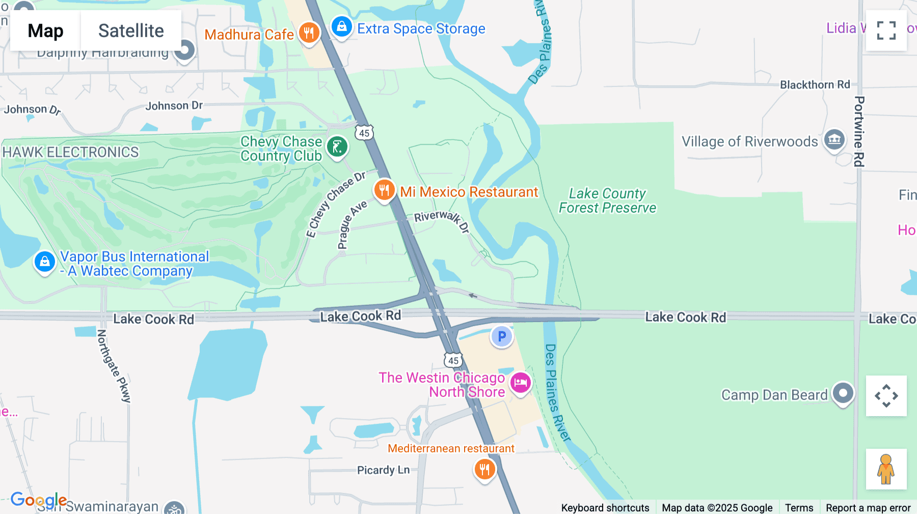 Click for interative map of 2150 E. Lake Cook Road, 9th Floor, Buffalo Grove