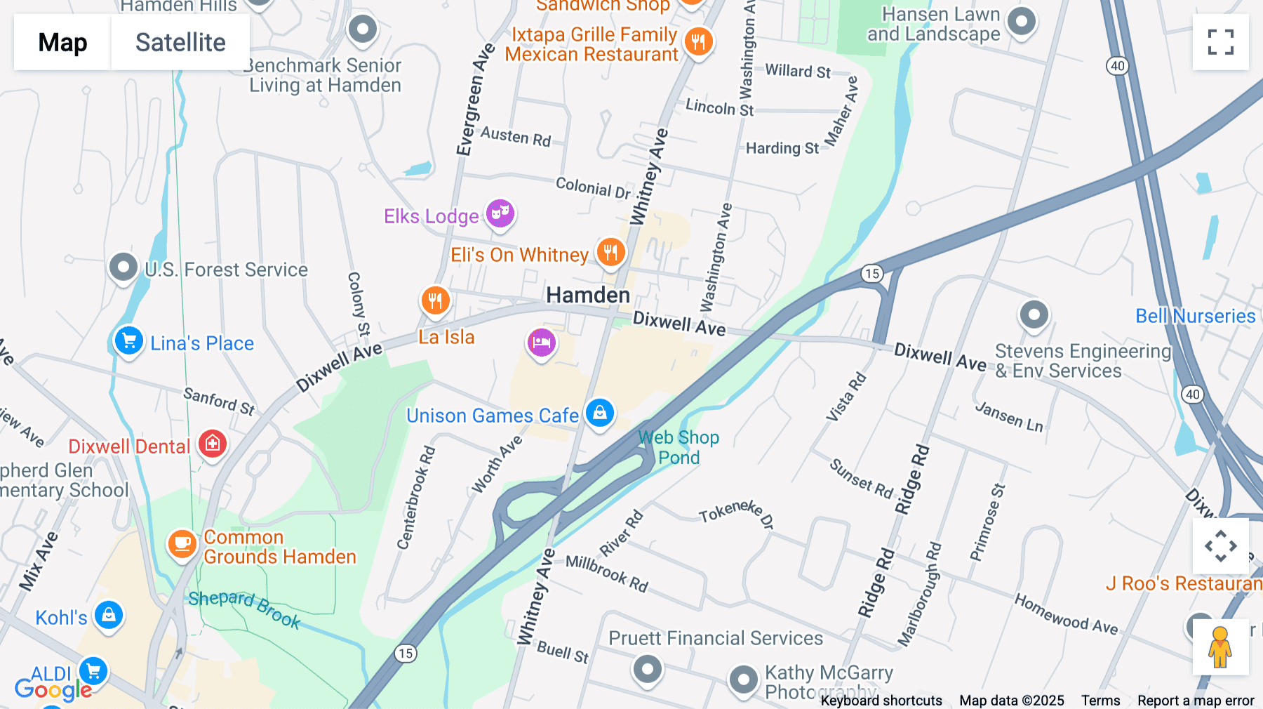 Click for interative map of 2321 Whitney Avenue, 3rd Floor, Hamden