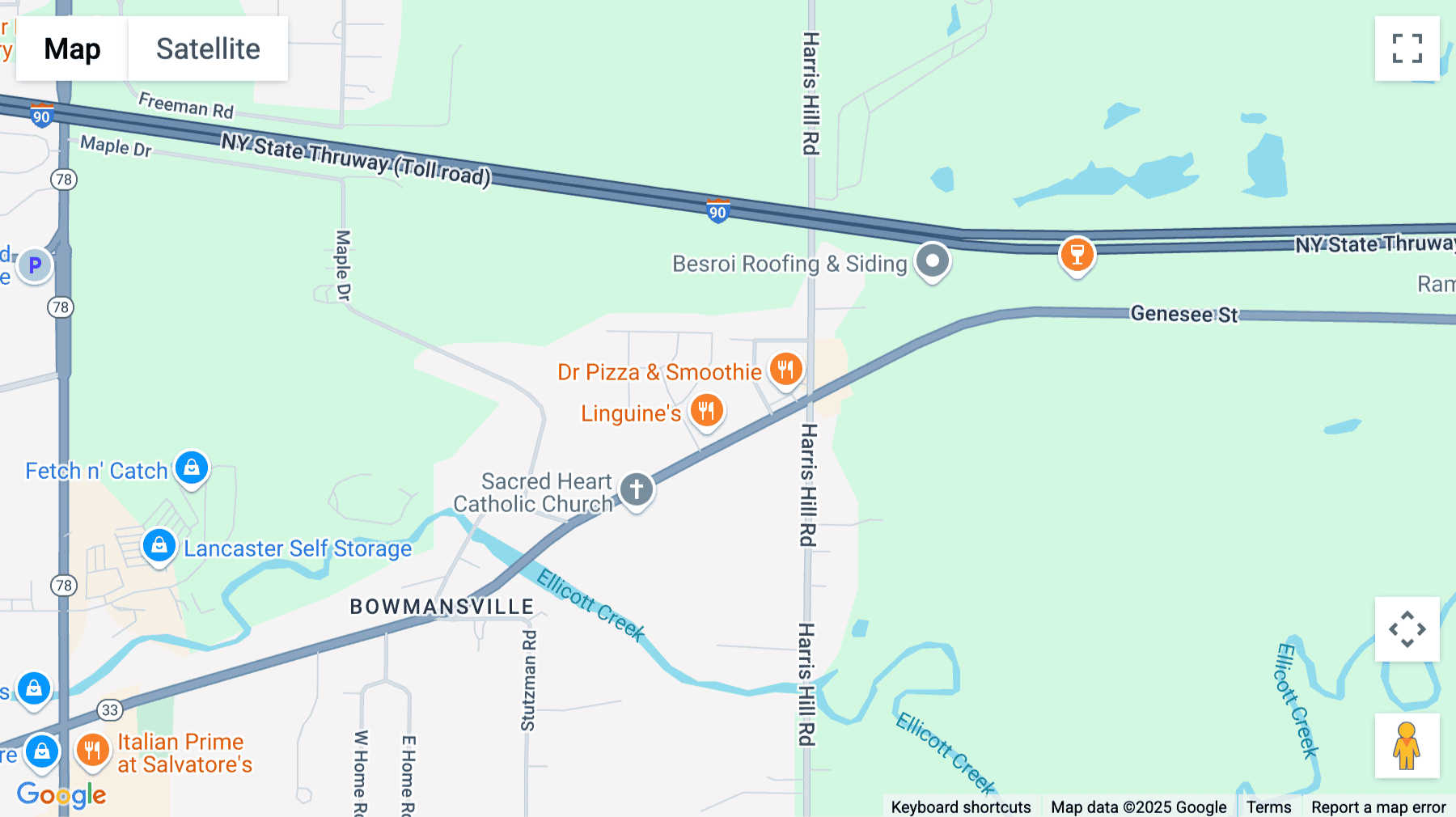 Click for interative map of 5360 Genesee Street, Suite 203, Bowmansville