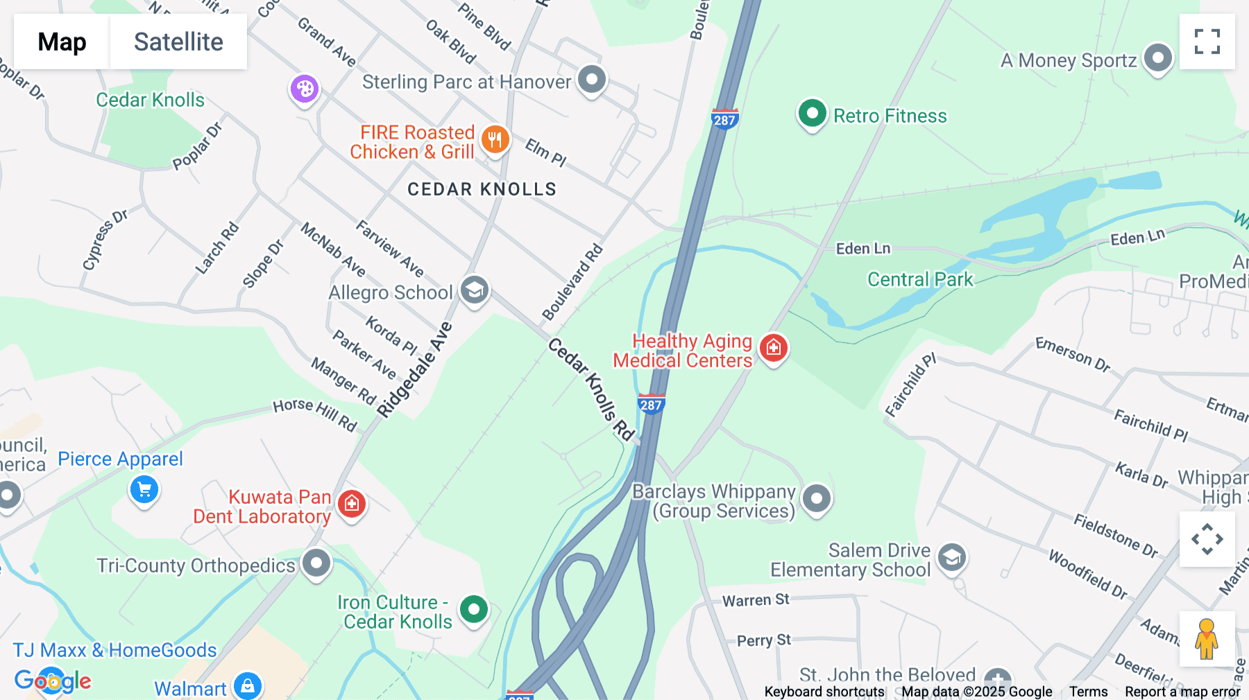 Click for interative map of 240 Cedar Knolls Road, Suite 100, Cedar Knolls