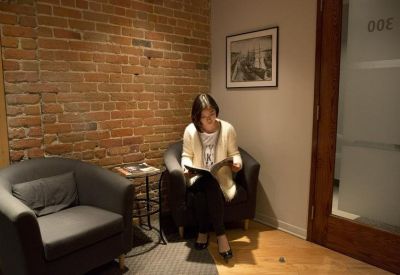 Interior of 204 rue Saint-Sacrement, Suite 300