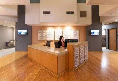 Exterior image of 5200 Meadows Road, Suite 150