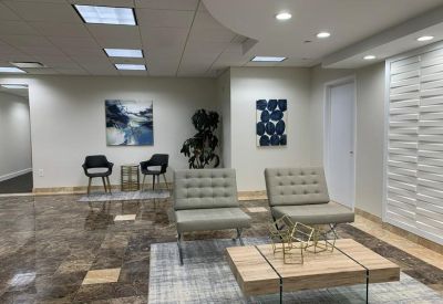 Exterior image of 5550 Glades Road, Suite 500