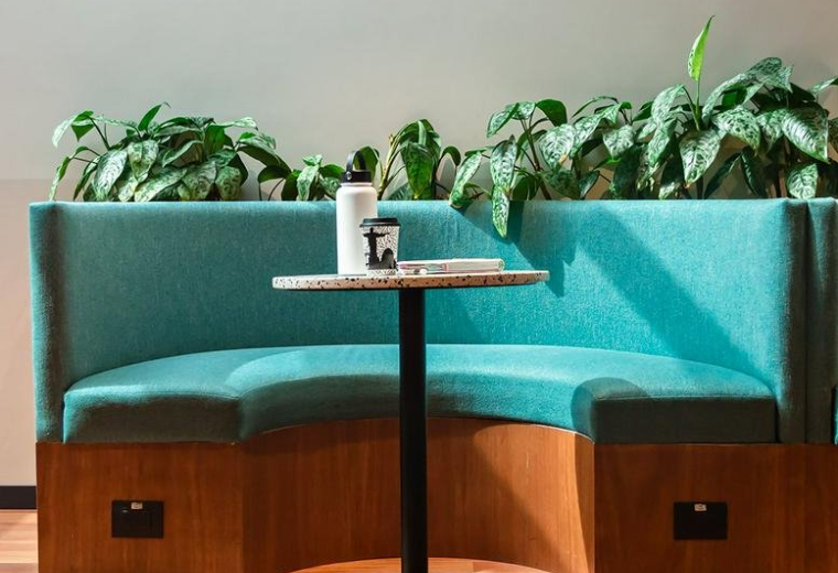 Exterior view of the modern office building at 755 Juan De Arona, Lima, Peru