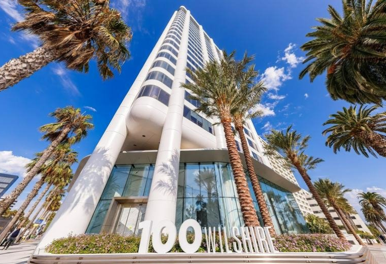 Exterior view of 100 Wilshire Boulevard, Suite 700