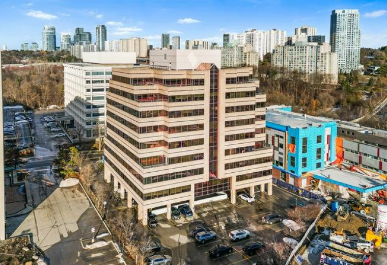 Exterior view of the multi-story professional building at 255 Duncan Mill Road.