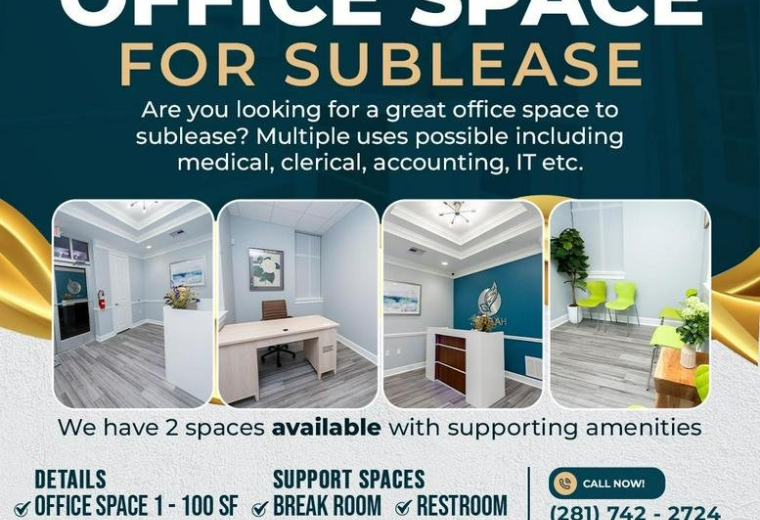 Executive suite to lease in Katy