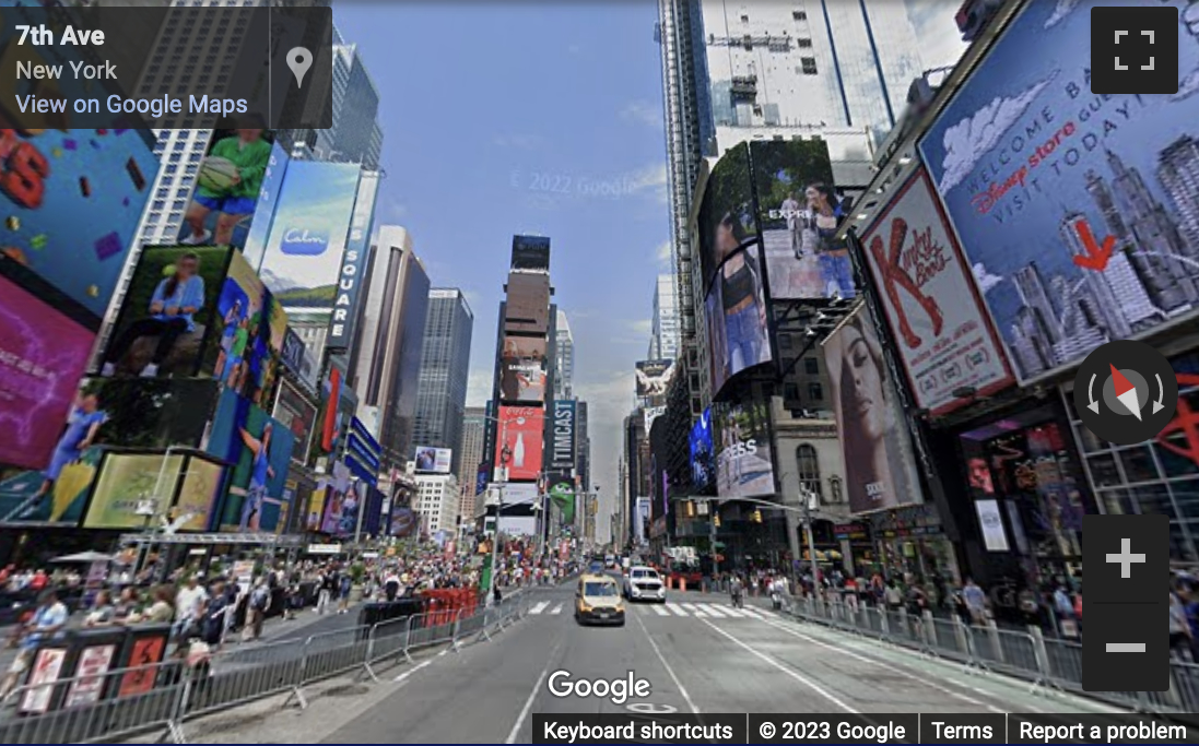 Street View image of New York, USA