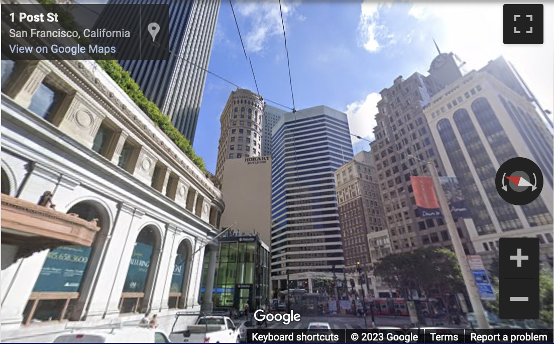 Street View image of San Francisco, USA
