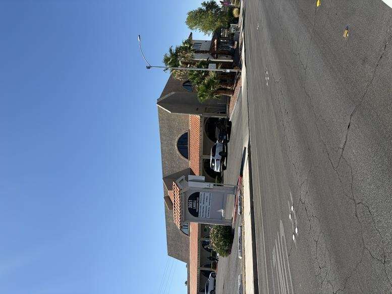 Exterior street view of the office building at 3651 South Lindell Road, B1.