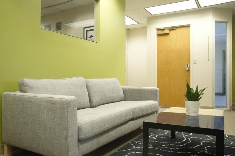 Modern communal lounge at 800 Grant Street, Suite 110 and 310, Denver, CO 80203, Colorado.