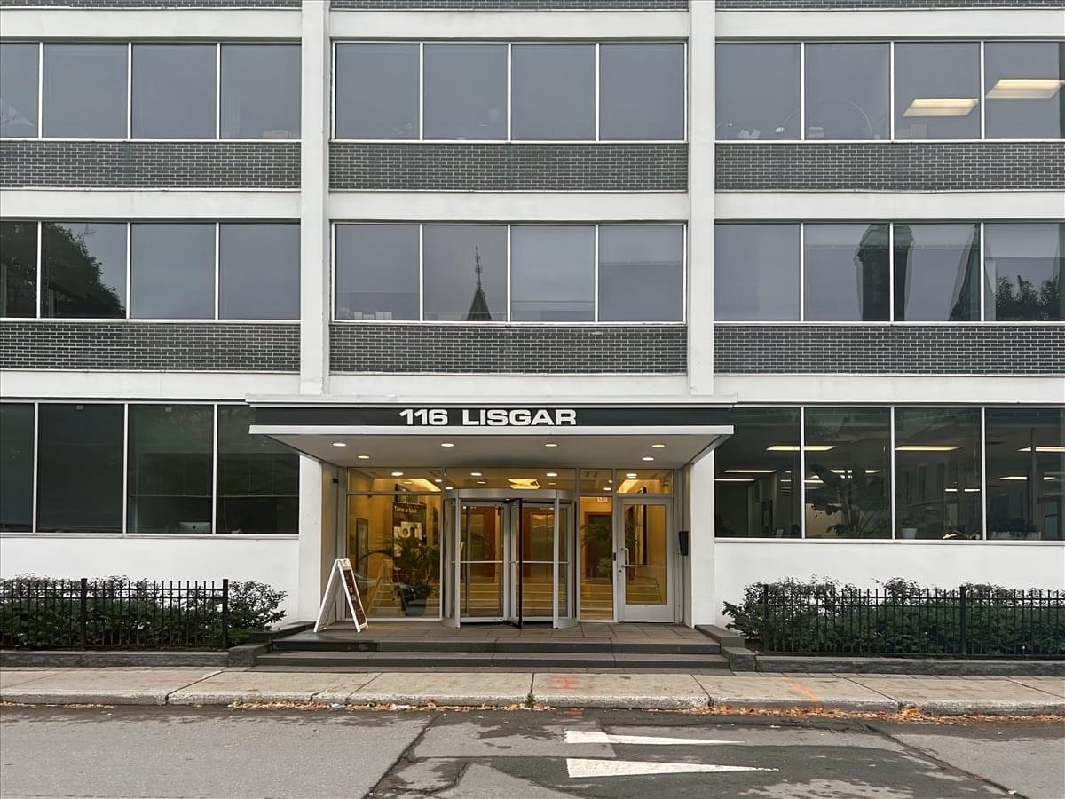 Exterior facade of the professional office building at 116 Lisgar Street.