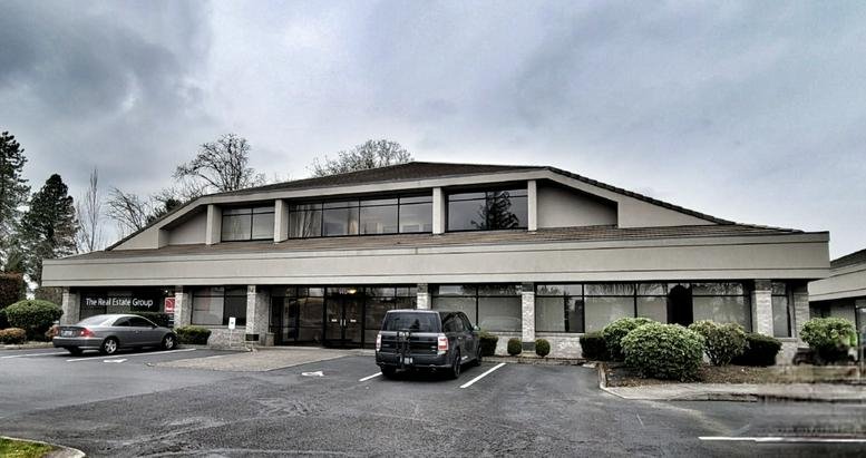 Exterior view of the low-rise professional building at The Loft, Suite 220, 1404 NE 134th St.