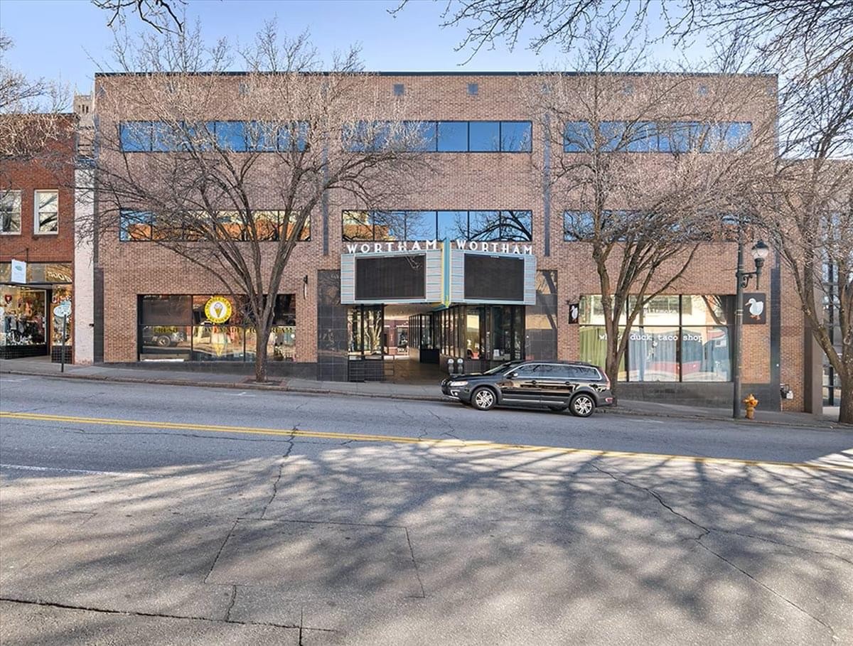 Exterior view of the brick building at 16 Biltmore Avenue.