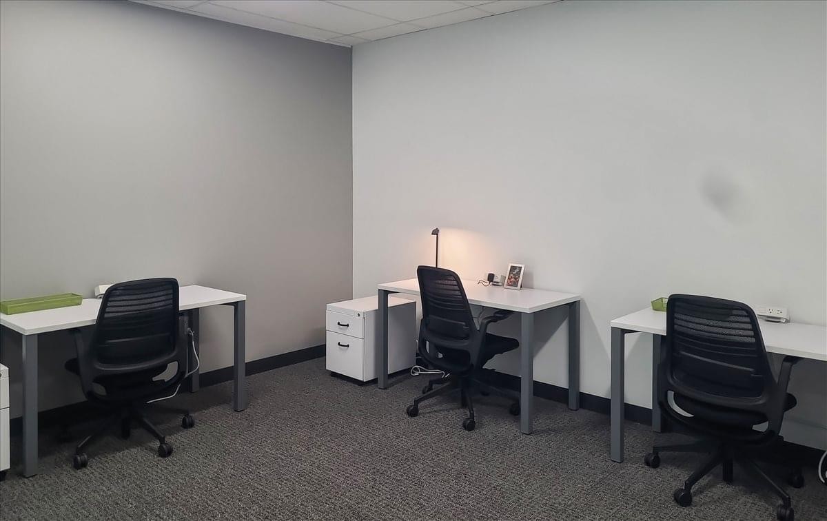 Three-person private office suite at 2180 Harvard Street.