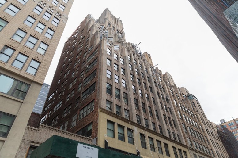 Exterior view of the ornate stone and brick facade of 251 West 30th Street.
