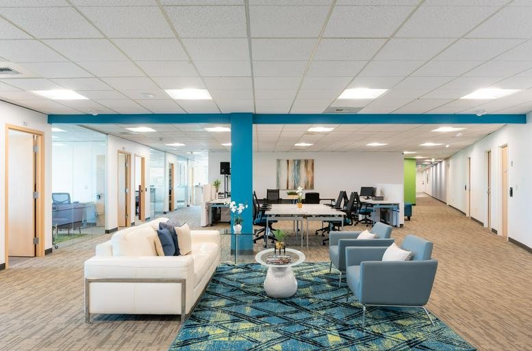 Wide-angle view of the modern interior at 3600 136th Pl SE, Suite 270.