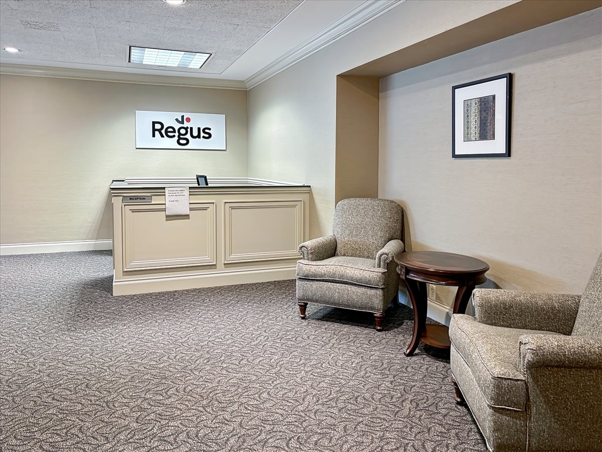 Reception desk at 370 Main Street, 11th & 12th Floor, Worcester (Massachusetts).