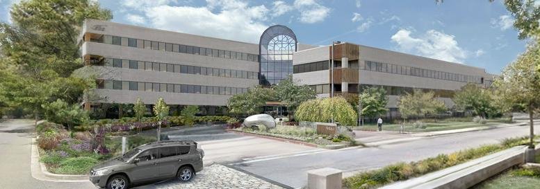 Exterior view of the multi-story professional building at 9861 Broken Land Parkway.