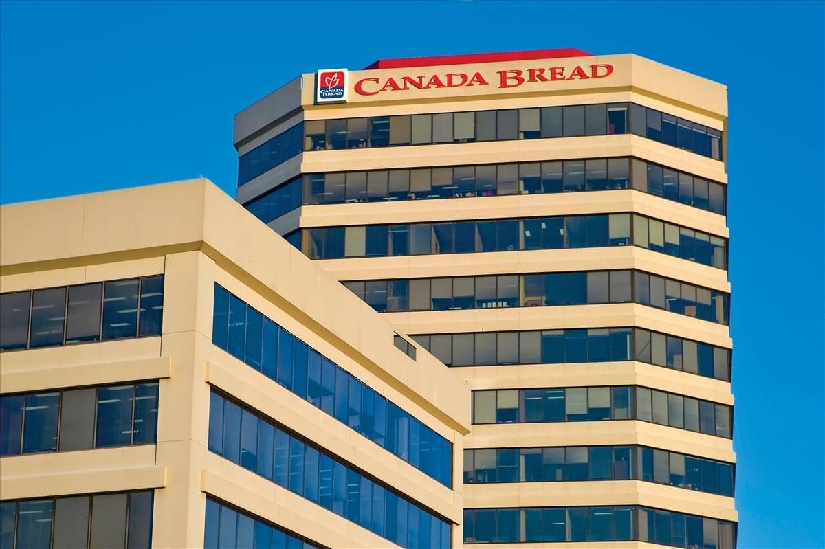 Exterior view of the Canada Bread building at 10 Four Seasons Place.