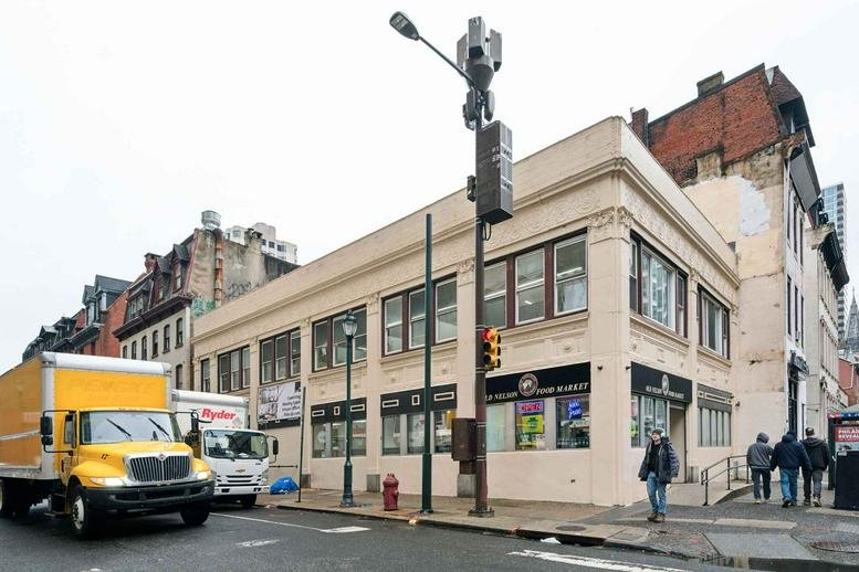 Exterior view of the historic brick and stone building at 104 South 20th Street.