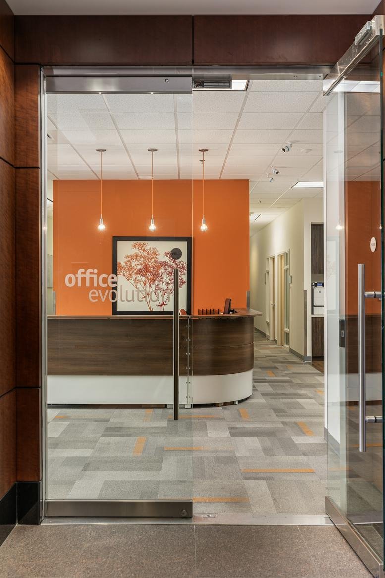 Lobby and reception area at Resource Building 2, Suite 120, 10926 David Taylor Drive.