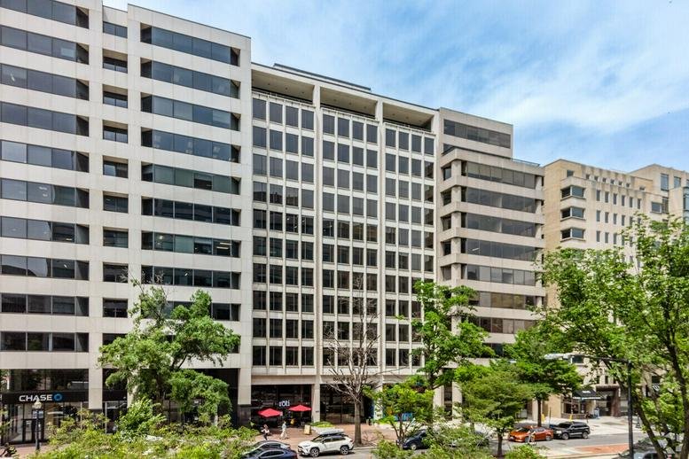 Exterior view of the multi-story professional building at 1629 K Street Northwest.